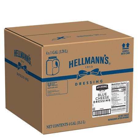HELLMANNS Hellmann's Chunky Bleu Cheese Dressing 1 gal. Jug, PK4 84139791